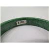 Image 8 : Green Stone Bracelet w/ Carvings 77mm dia