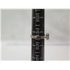 Image 8 : White Gold 18k Ring w/ Diamond Accents Size 4.5 (4.40g)