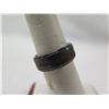 Image 2 : Tungsten Carbide Ring Inscribed 'Found the Trail 2 Forever' Size 7