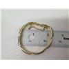 Image 8 : Gold 14k Bracelet w/ Safety Chain Approx. 2.5"dia (19.35g)