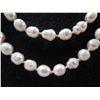 Image 2 : Long Pearl Bead Strand Necklace 60"L