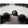 Image 8 : Black Bead Strand Necklace 19"L & Matching Bracelet 8"L