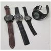 Image 1 : Qty 4 Watches: Fossil, Kenneth Cole, Michael Kors (damaged), etc