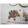Image 8 : Misc Costume Jewelry: Brooches, Necklaces, Bracelets, etc (some gold-plated)