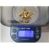 Image 8 : Gold 10k Necklace w/ 14k Nugget Pendant 18"L (8.00g)