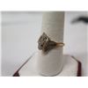 Image 2 : Gold 14k Ring w/ Diamond Accents Size 8.25 (1.75g)