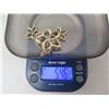 Image 8 : Pair 14k Gold Flower Earrings w/ Matching Pendant (5.46g)