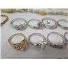 Image 2 : Misc Costume Jewelry: Rings, Necklaces, Earrings, Shell Lei, etc (some gold-plated)