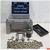 Image 1 : Chain & Shackle, Coleman Propane Fuel, Welding Lead, etc in Hard Case
