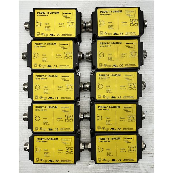 Lot of (10) Turck #PSU67-11-2440/M Modules