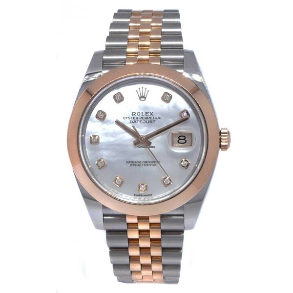 Rolex 41MM Datejust SS/RG Model # 126331