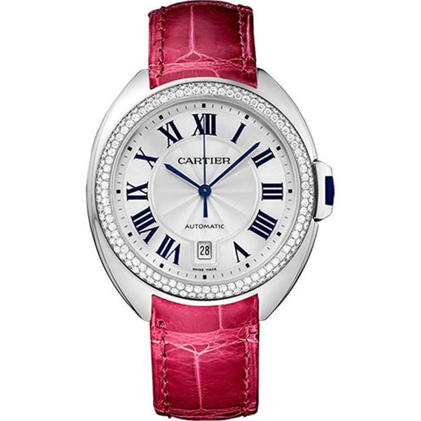 Cartier Cle Large WG with Diamond Bezel Model #WJCL0011