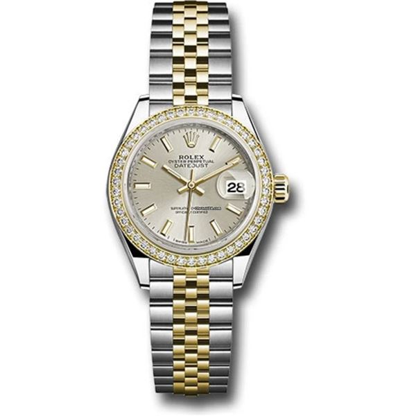 Rolex Datejust 28MM SS/YG with Diamond Bezel Model # 279383