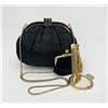Image 10 : Judith Leiber Black Lizard Black Crystal Top Clutch