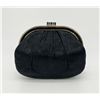 Image 2 : Judith Leiber Black Lizard Black Crystal Top Clutch