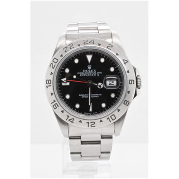 Pre-owned ROLEX EXPL II Model #16570 S/S 40MM