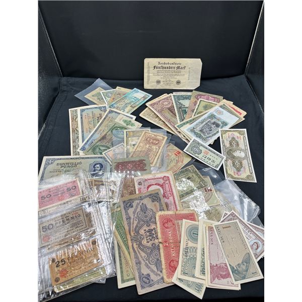 Assortment of Foreign Currency