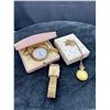 Image 1 : Vintage Ritma Necklace Watch, Vintage Elgin Pocket Watch & Vintage Gruen Wrist Watch