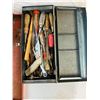 Image 2 : 2 Metal Tool Box with Contents & Screwdriver & Socket Set,