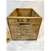 Image 2 : 2 Wooden Crates with Advertising