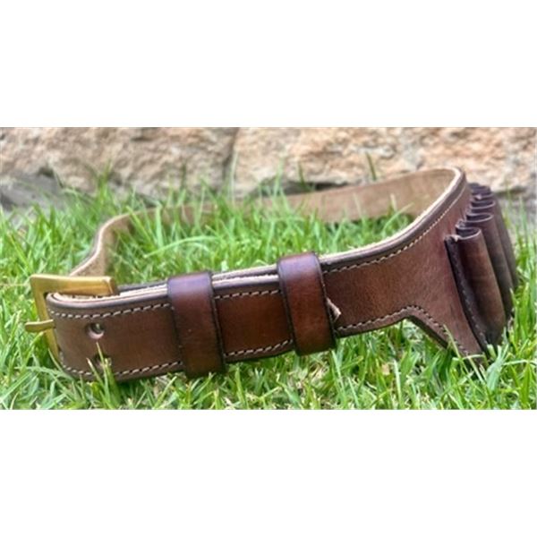 Custom made bullet pouch and belt