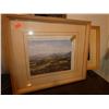 Image 2 : Landscape Print and Framed mirror Cat artwork