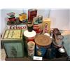 Image 1 : Misc. Vintage Tins and Packaging