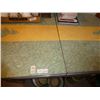 Image 2 : Retro chrome dining table 48"x30"xH30.5" w/ lea