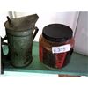 Image 2 : Vintage bee hive smoker and insect trap