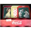 Image 1 : Vintage Coca Cola serving platters and bottle