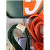 Image 3 : Extension cords: Blue 15', Green 15', orange