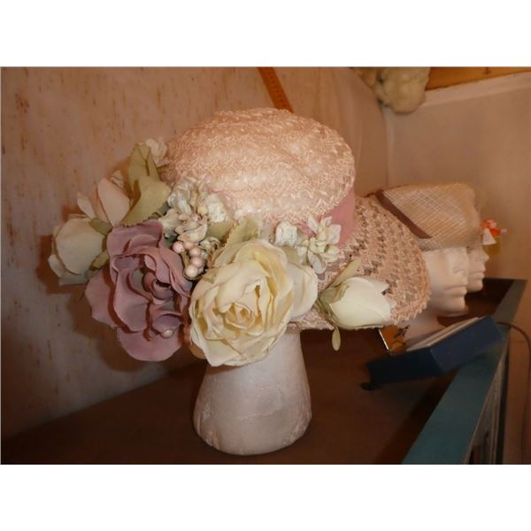 Vintage Hat with flowers