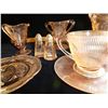 Image 1 : Depression Glass, Cup and Saucer, Salt and Pepper