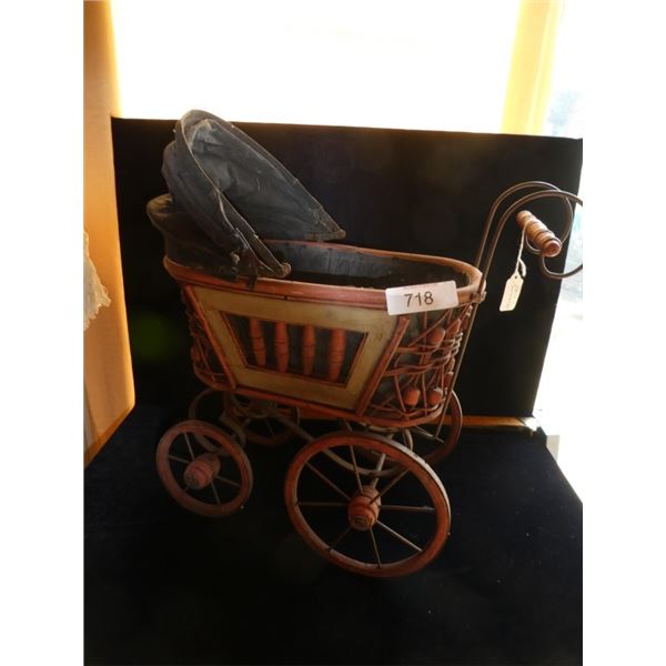 Antique Wooden   Doll stroller