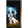 Image 2 : Framed puppy artwork, window artwork