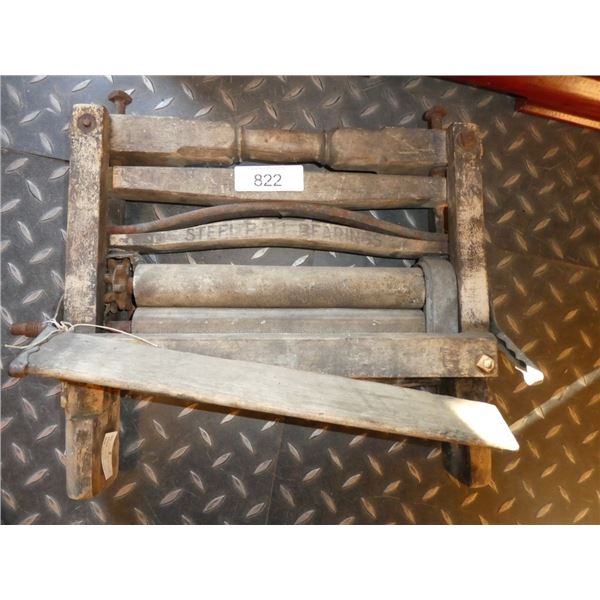 Antique laundry roller