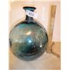 Image 1 : Blue round bottom vase/bottle