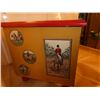 Image 2 : Wooden Storage  box with horse themed artwork