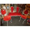 Image 1 : Set of Vintage Metal  Chairs and Love Seat