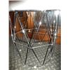 Image 2 : Metal stool with white cushion