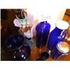 Image 2 : Vintage Blue Glassware and 1 glass seashell