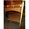 Image 1 : Wicker end table