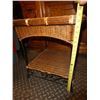 Image 1 : Wicker end table