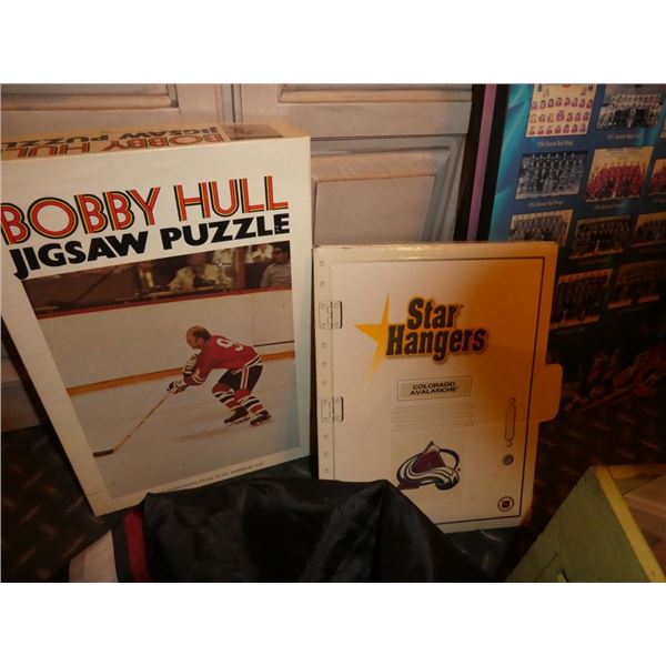 Vintage Sports Books, Bobby Hull Puzzle, Hockey