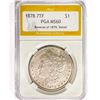 Image 1 : 1878 7TF Morgan Silver $1 PGA MS60 REV 79, Detail