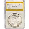 1927-D Silver Peace Dollar PGA MS62