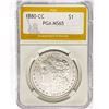 Image 1 : 1880-CC Morgan Silver Dollar PGA MS65