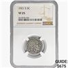 Image 1 : 1921-S Buffalo Nickel NGC VF25