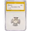 Image 1 : 1920-D Mercury Silver Dime PGA MS63 FSB