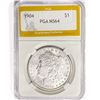 Image 1 : 1904 Morgan Silver Dollar PGA MS64